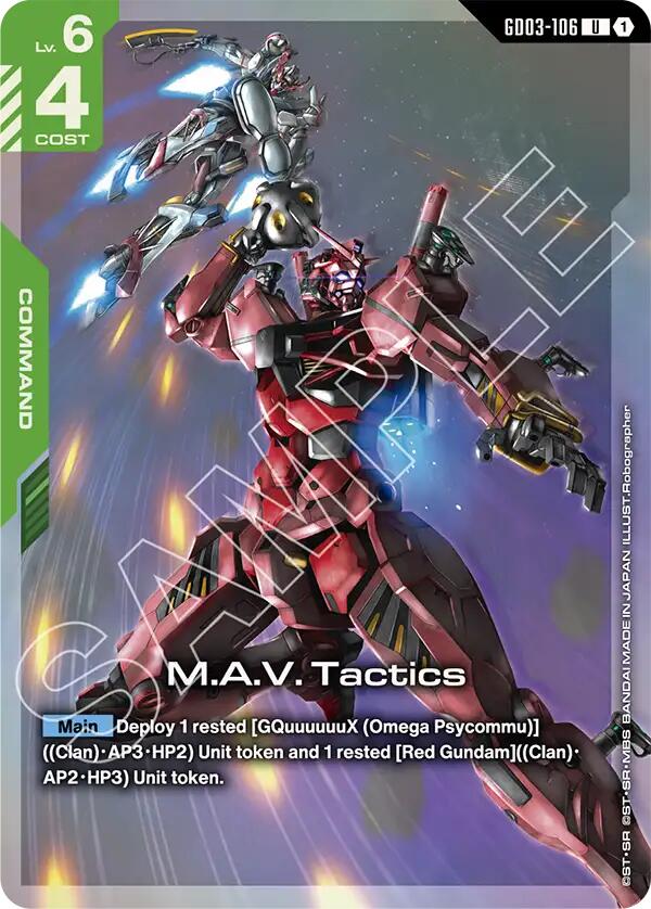 M.A.V. Tactics (Premium Card Collection Gundam Assemble)