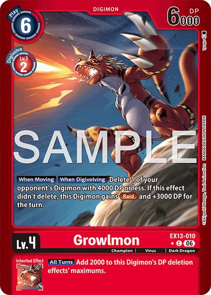 Growlmon (Limited Foil)