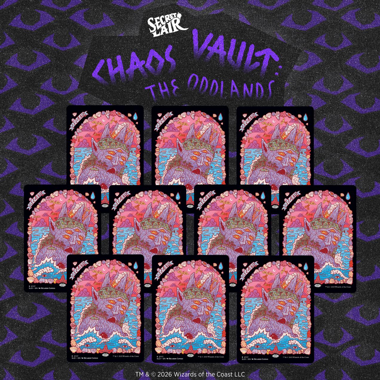 Secret Lair Drop: The Oddlands: Islands - Non-Foil Edition