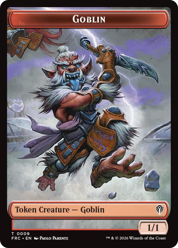 Goblin // Spirit Double-Sided Token