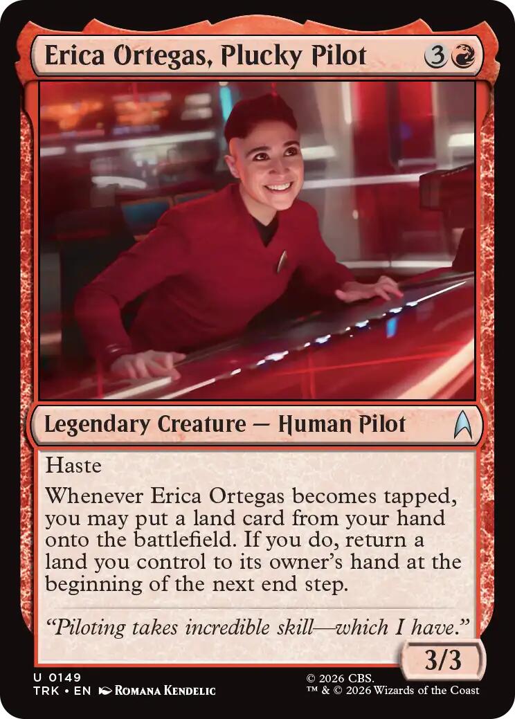 Erica Ortegas, Plucky Pilot