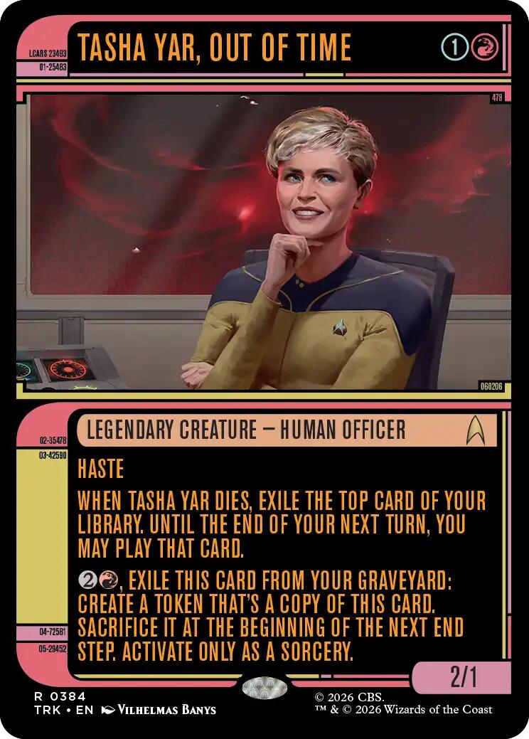Tasha Yar, Out of Time (Showcase)