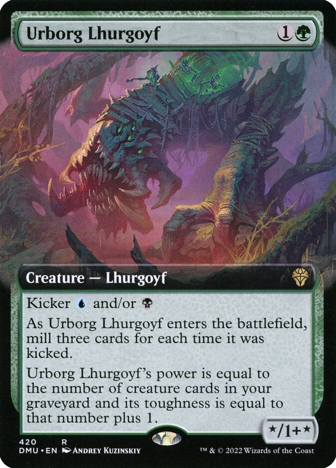 Urborg Lhurgoyf (Extended Art)