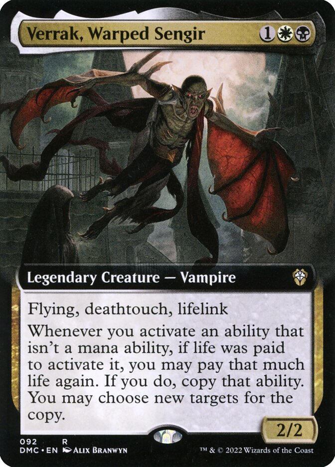 Verrak, Warped Sengir (Extended Art)