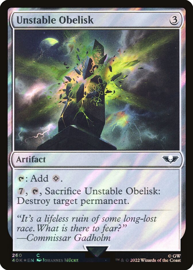 Unstable Obelisk (Surge Foil)