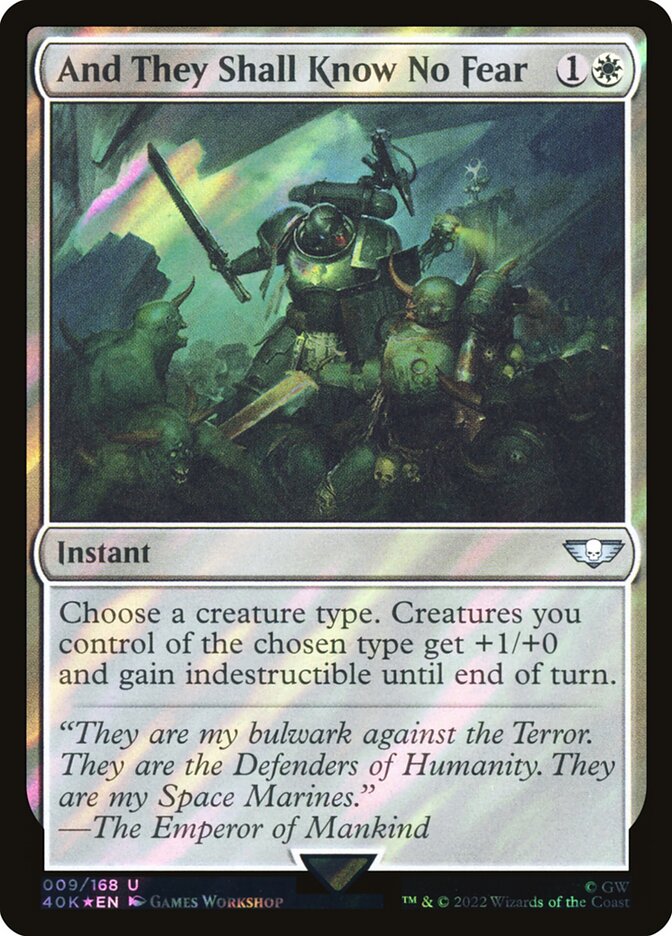 And They Shall Know No Fear (Surge Foil)