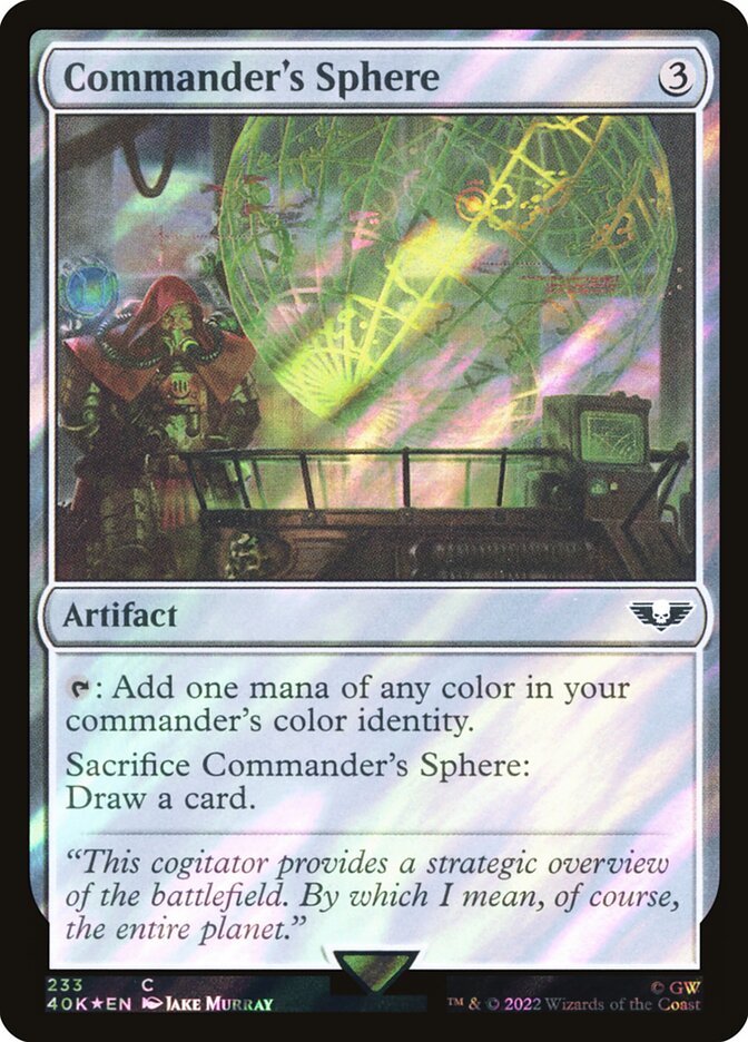 Commander's Sphere (233) (Surge Foil)