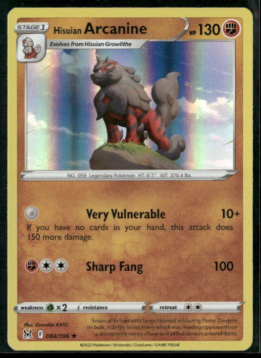 Hisuian Arcanine