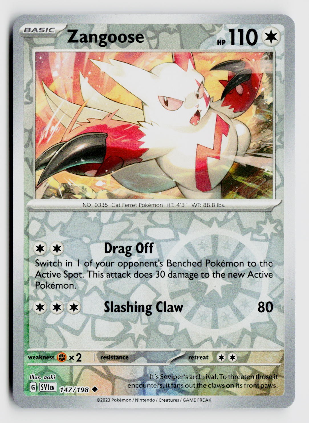 Zangoose - 147/198