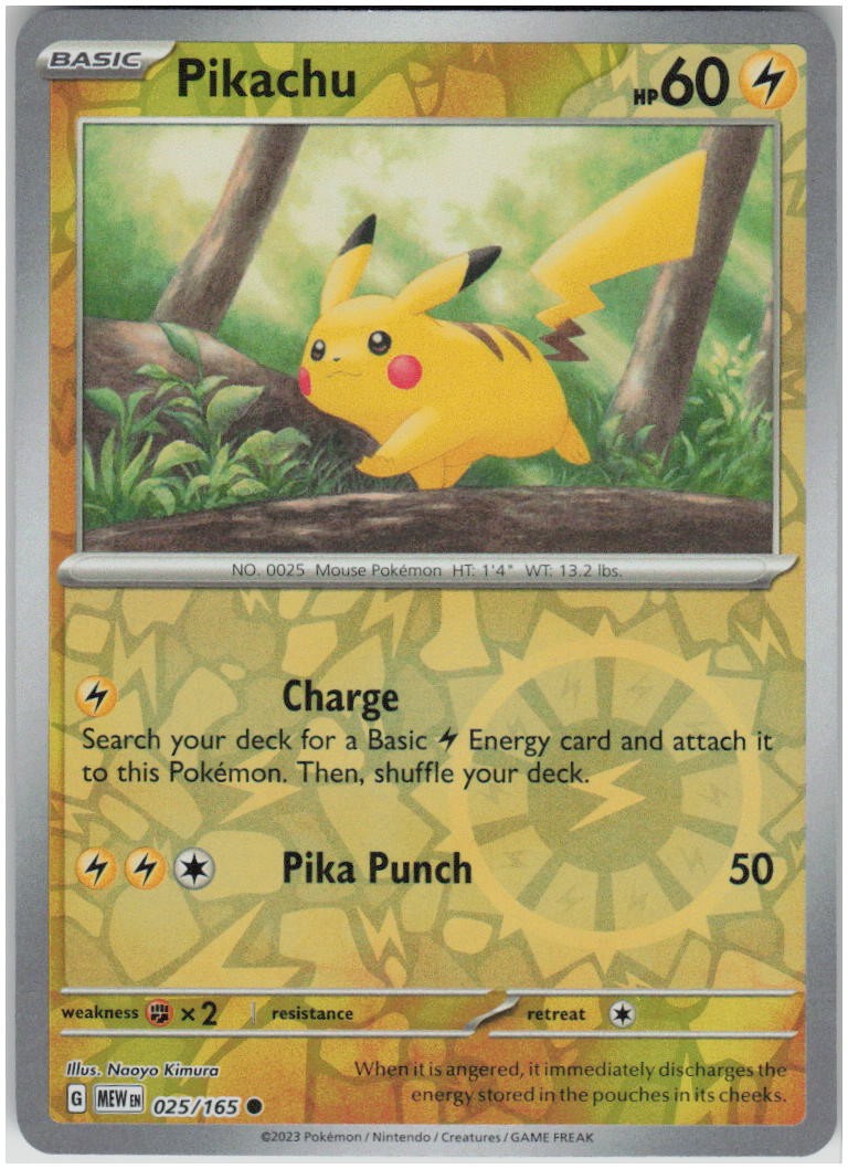 Pikachu - 025/165