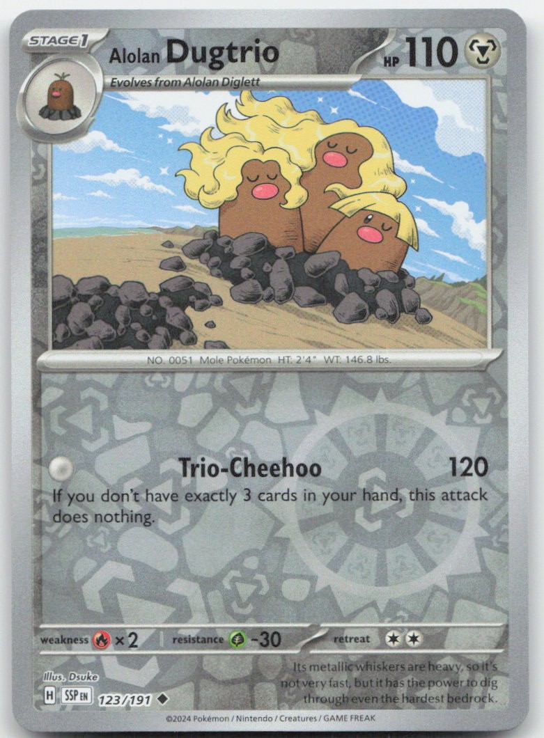 Alolan Dugtrio - 123/191