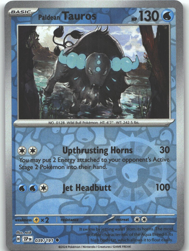 Paldean Tauros - 039/191