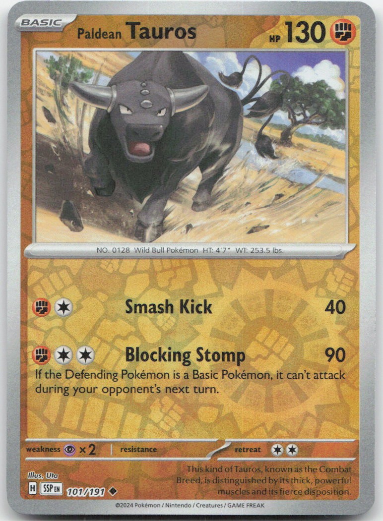 Paldean Tauros - 101/191