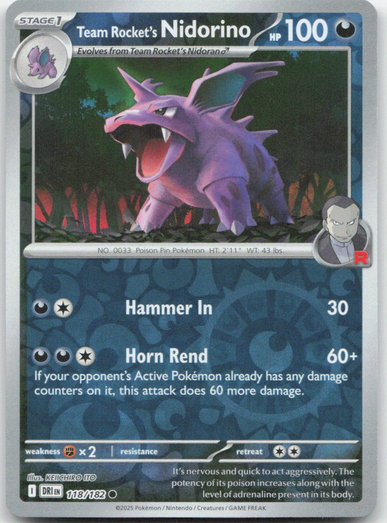 Team Rocket's Nidorino