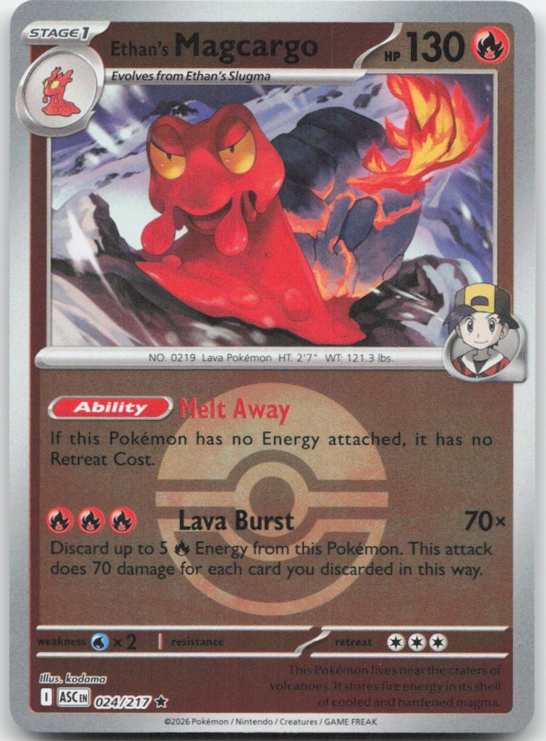 Ethan's Magcargo - 024/217 (Poke Ball)
