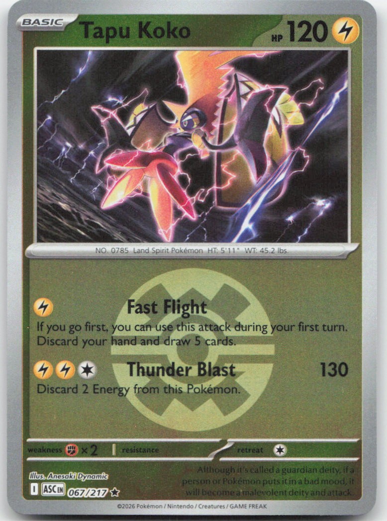 Tapu Koko (Quick Ball)