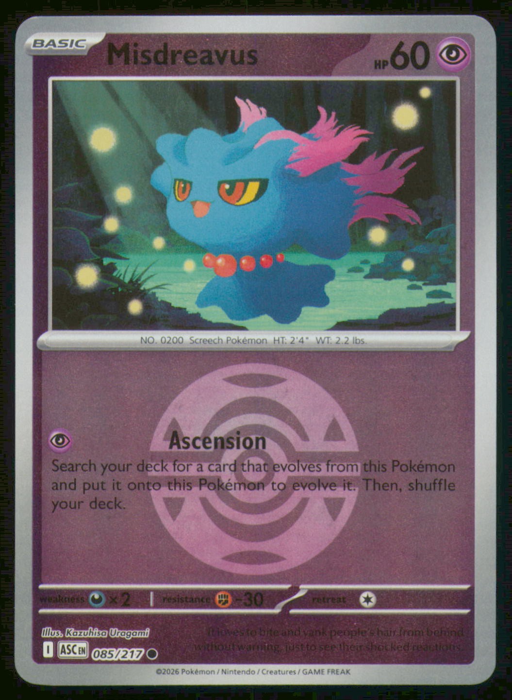 Misdreavus - 085/217 (Dusk Ball)