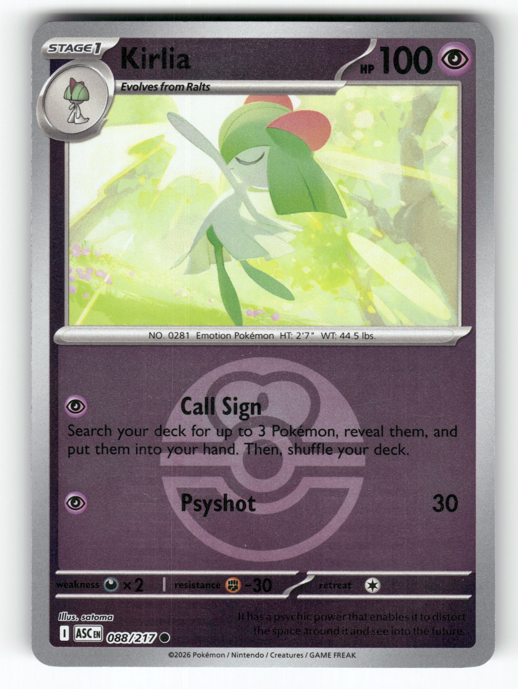 Kirlia (Love Ball)