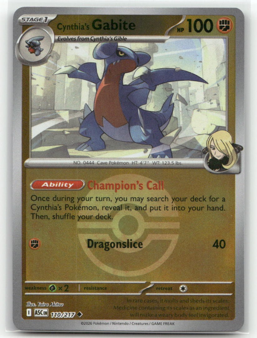 Cynthia's Gabite (Poke Ball)