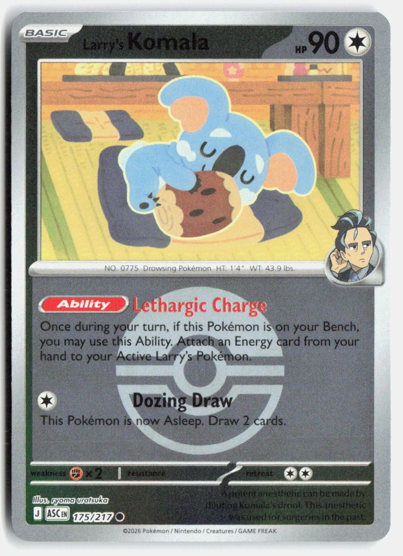 Larry's Komala (Poke Ball)