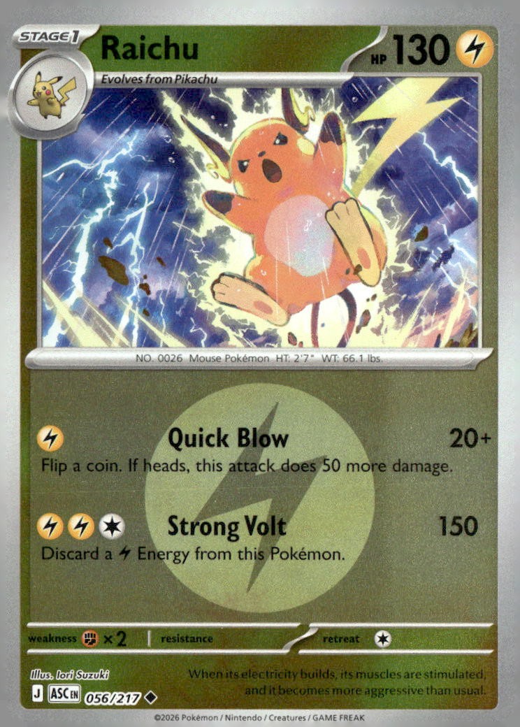 Raichu (Energy Symbol Pattern)