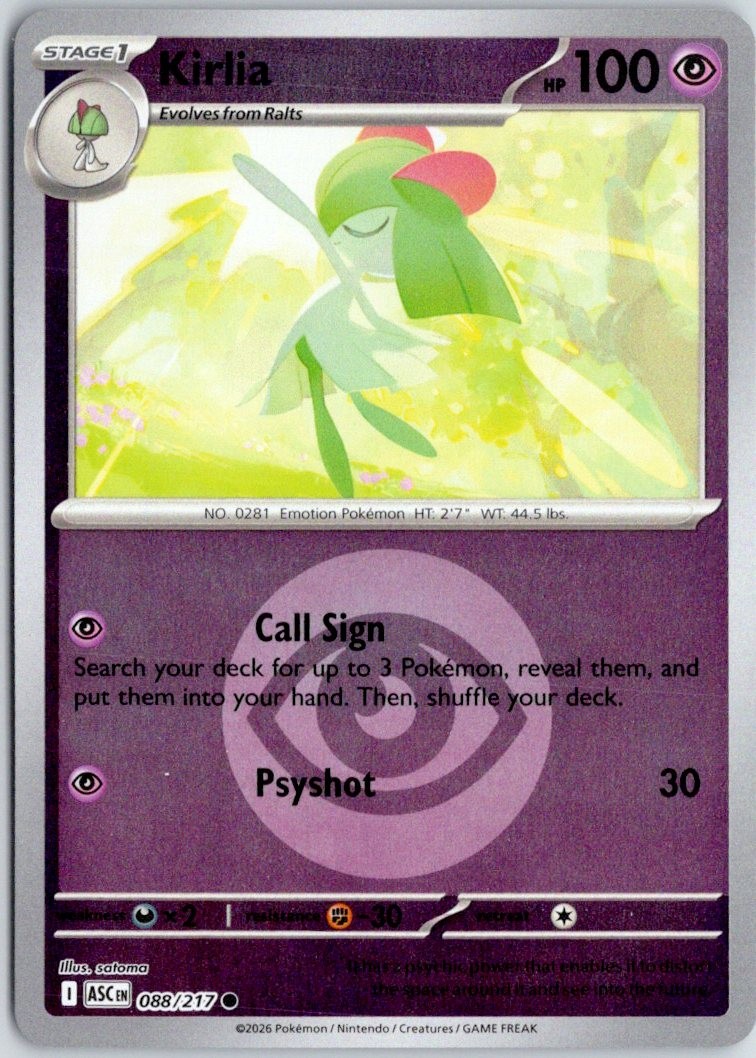 Kirlia (Energy Symbol Pattern)