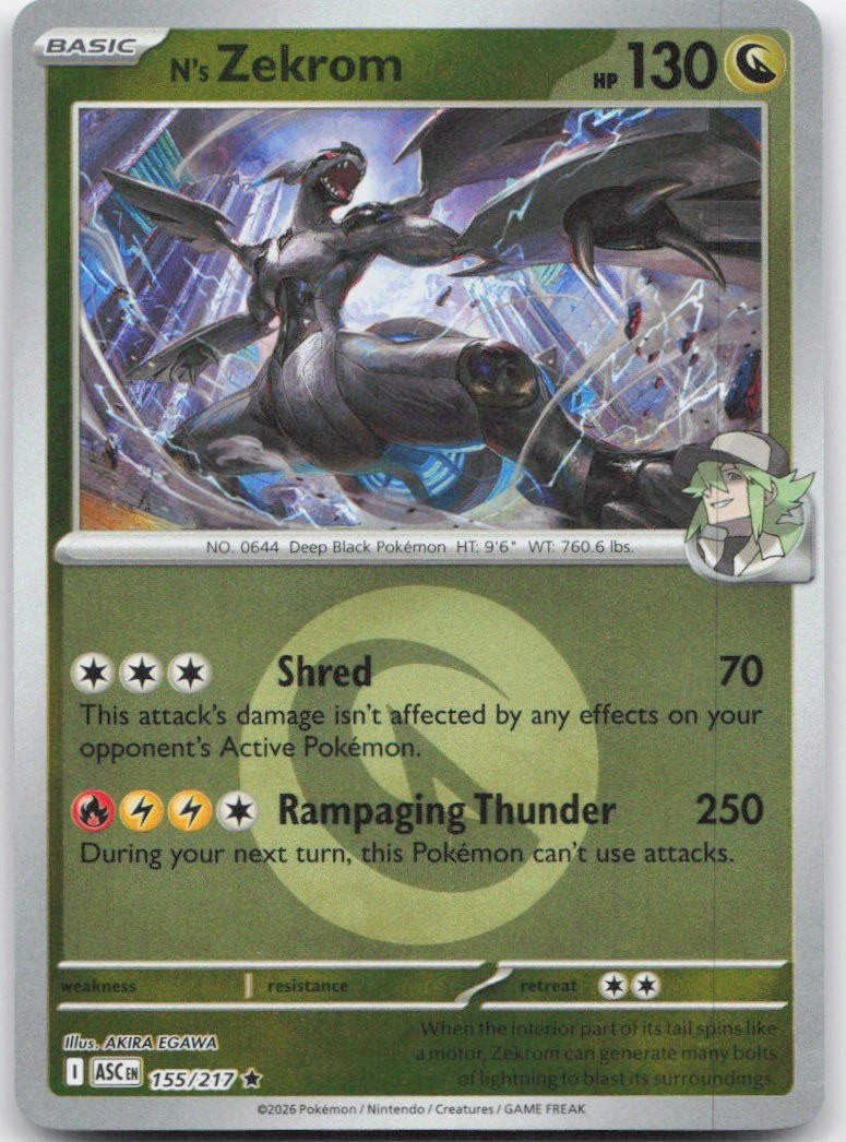 N's Zekrom (Energy Symbol Pattern)