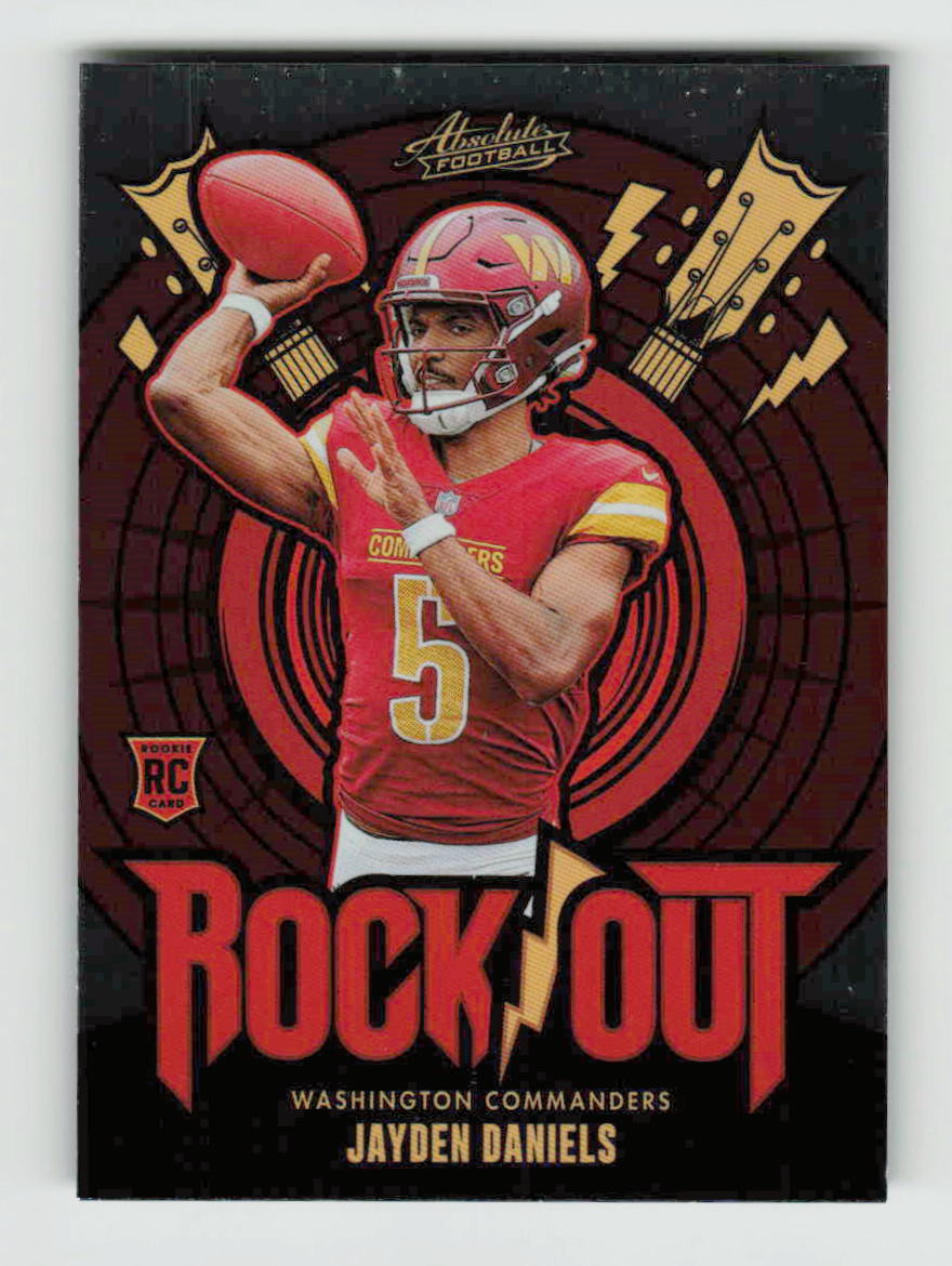 2024 Panini Absolute Football Rock Out Jayden Daniels