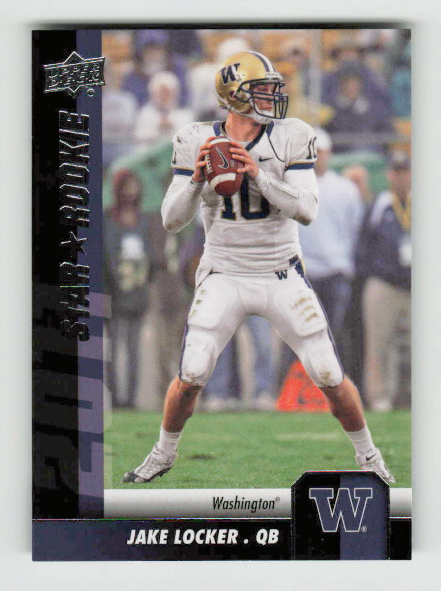 2011 Upper Deck Upper Deck Football Star Rookie Jake Locker #213