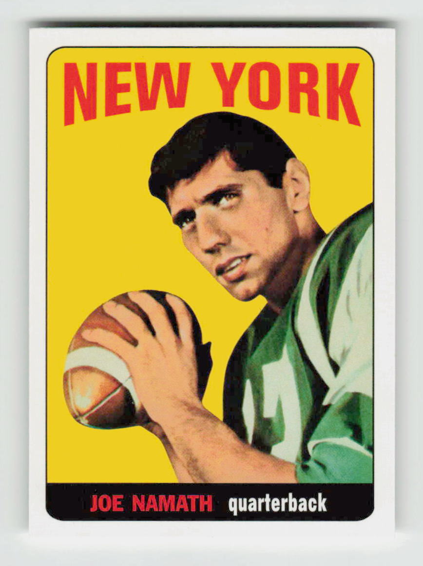 2012 Topps Football Rookie Reprint Joe Namath #122