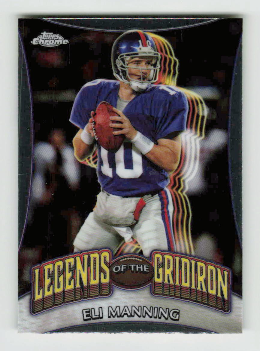 2024 Topps Topps Chrome Legends of the Gridiron Eli Manning #LOG-3