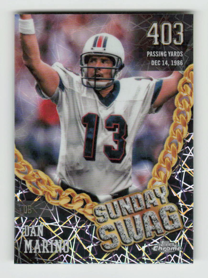 2024 Topps Topps Chrome Sunday Swag Dan Marino #SS-6
