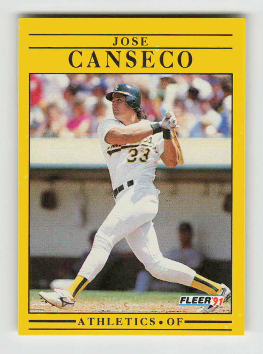 1991 Fleer 1991 Fleer Jose Canseco #5