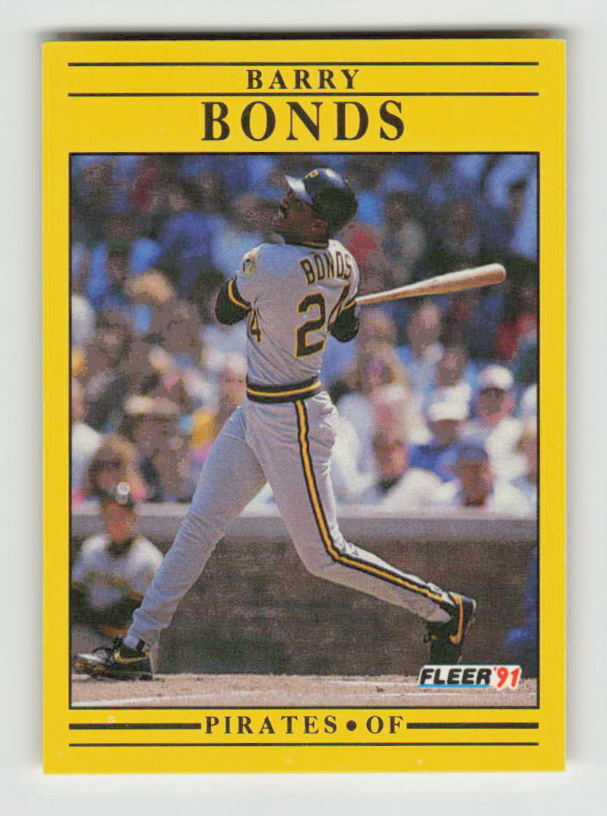 1991 Fleer Fleer Barry Bonds #33