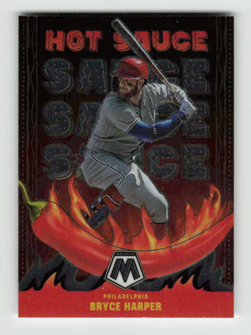 2022 Panini Mosaic Hot Sauce Bryce Harper #HS-3