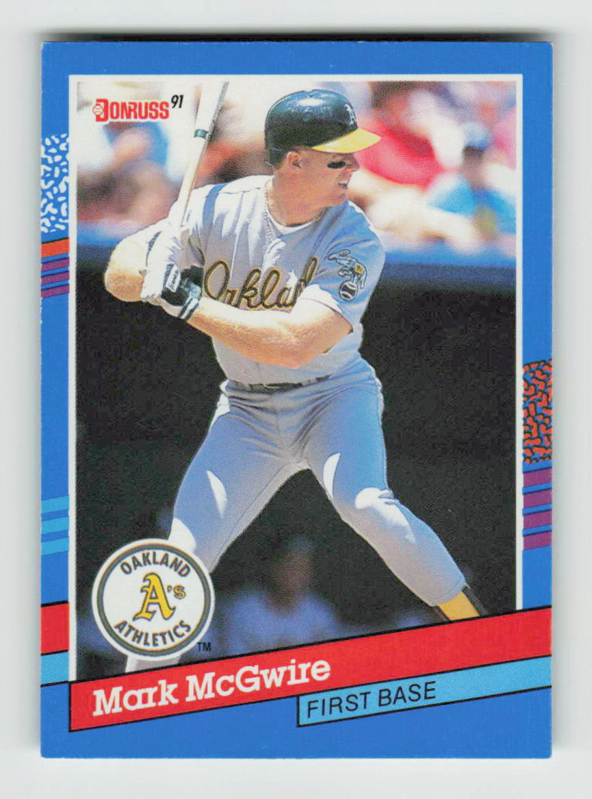 1991 Donruss Donruss Series 1 Mark McGwire #105