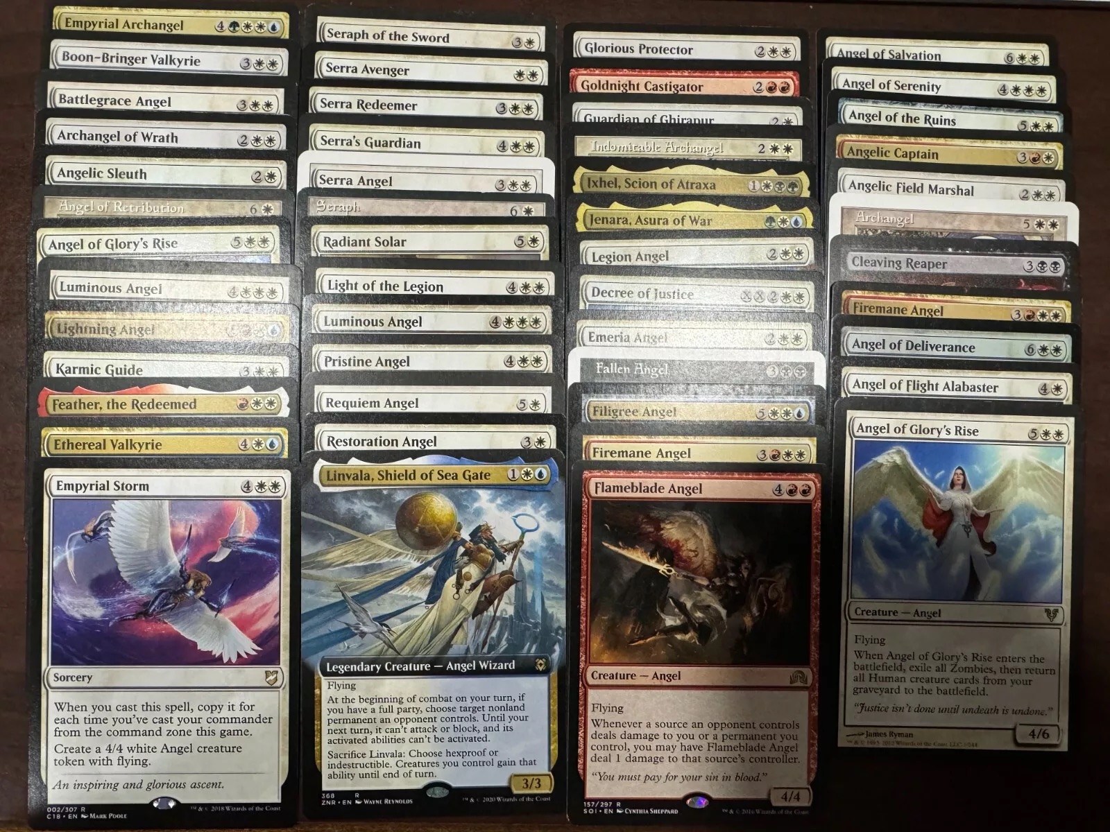 50 Angel Rares - MTG NM Random Lot Typal