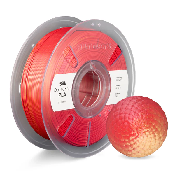 Red/Gold - Silk Dual Color PLA