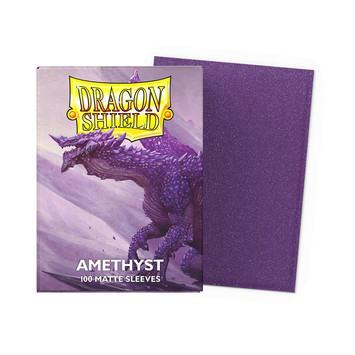 Dragon Shield Sleeves: Standard Matte - Amethyst 100CT