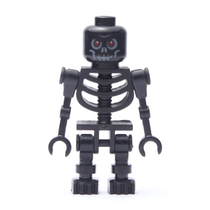 Skeleton, Red Eyes, Black
