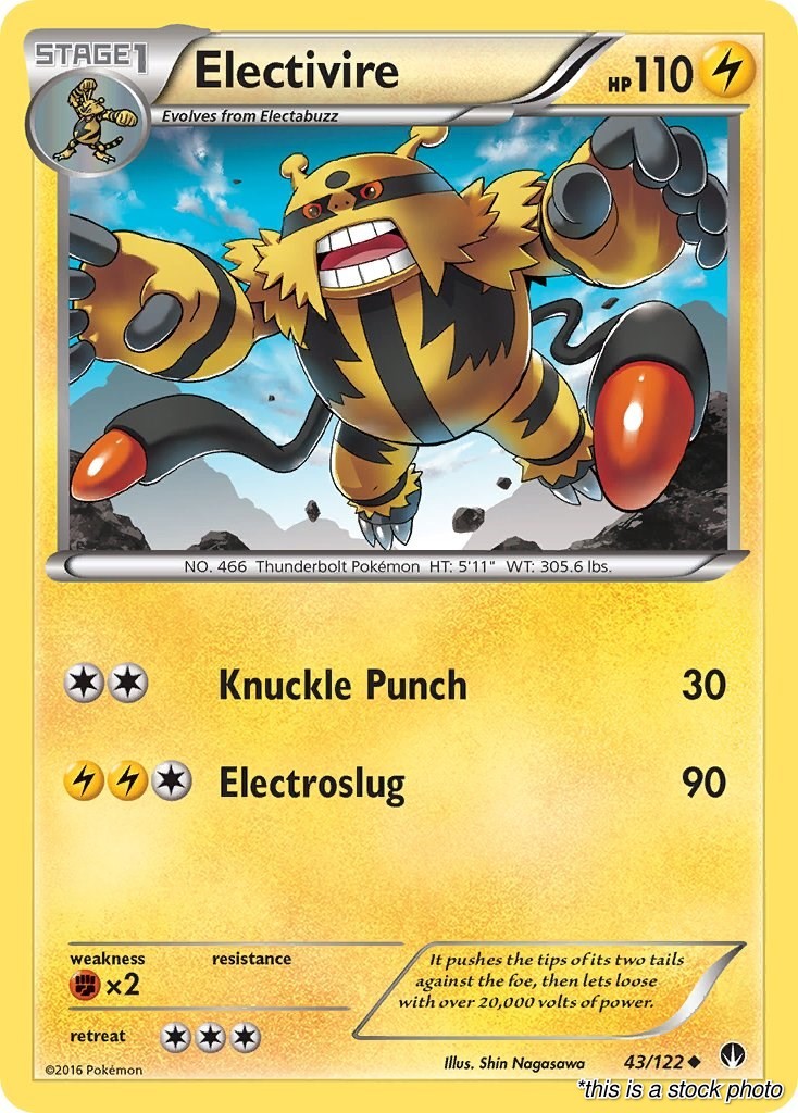 Pokemon | Electivire [BKP – 43/122] NM