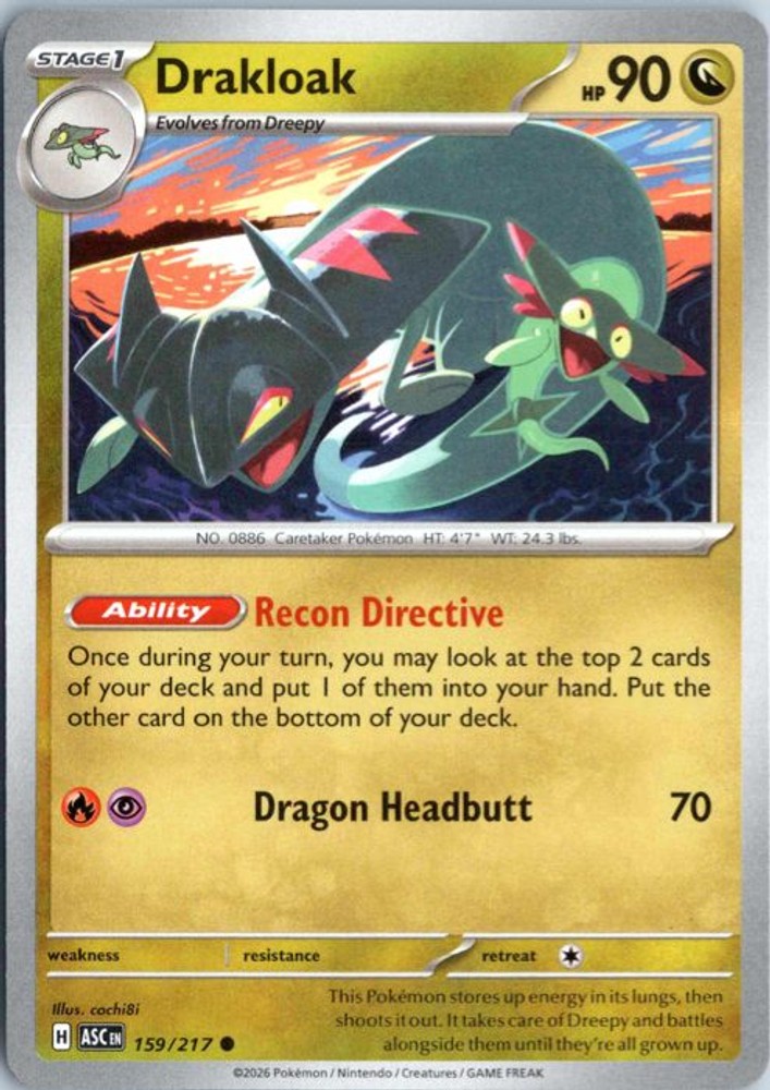 Drakloak 159/217 ME: Ascended Heroes – NM