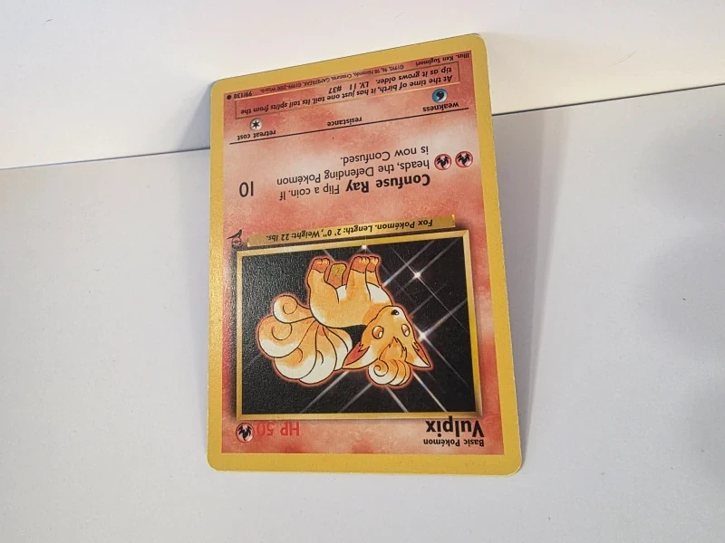 Vulpix 99/130, photographed by the shop.