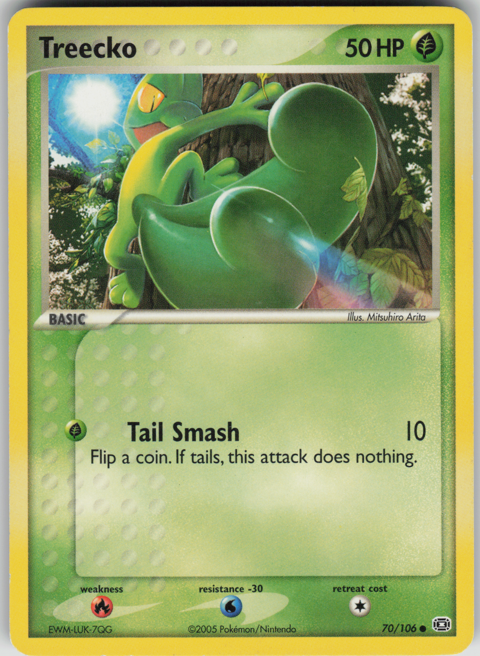 Treecko EX Emerald 70/106 MP
