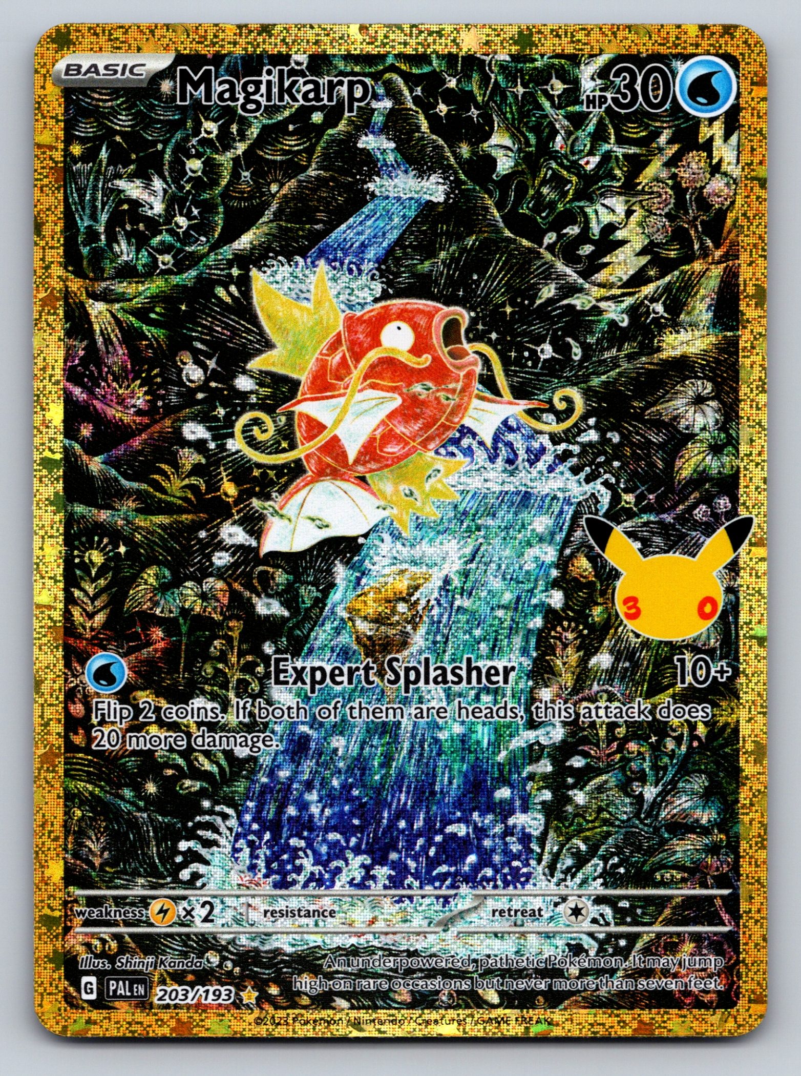 Magikarp 203/193 Holo Rare ME: 30th Celebration Classic Col... Pokemon Card - NM
